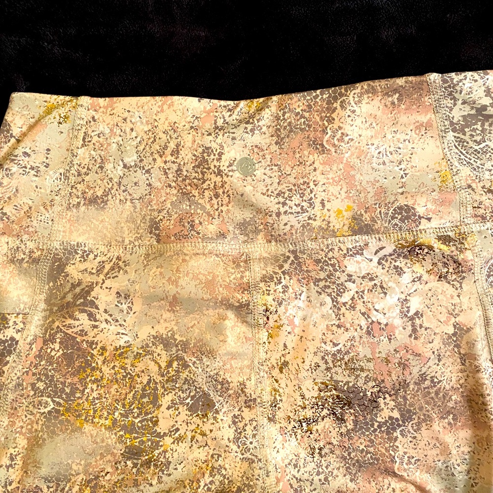 NEW Super Beautiful Luxury pink gold active yoga pants - Picture 6 of 10
